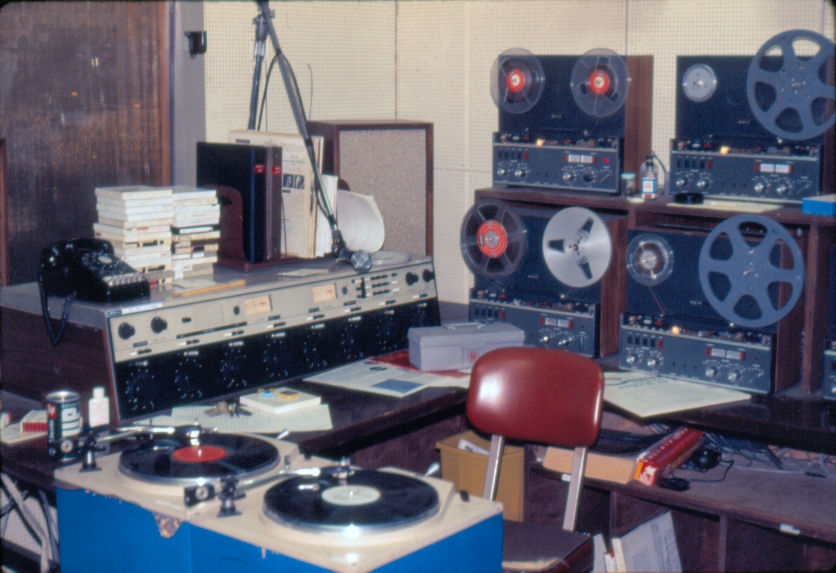 KDFC Air Studio with McMartin B802 and Revox A77 Tape Machines